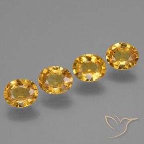 2.49 ct natürliche Dunkelgolden Saphir-Edelsteine, Oval, VS