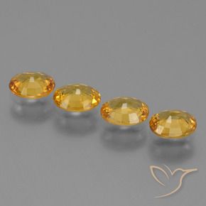 2.49 ct natürliche Dunkelgolden Saphir-Edelsteine, Oval, VS