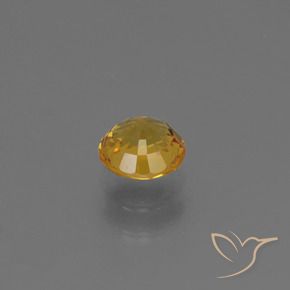 9,17 ctw natürlicher Dunkelgolden Saphir, Runden, VVS-VS
