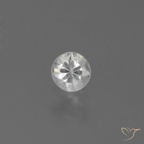 0.42ct Natürlicher Weiß Saphir, Runden, VS