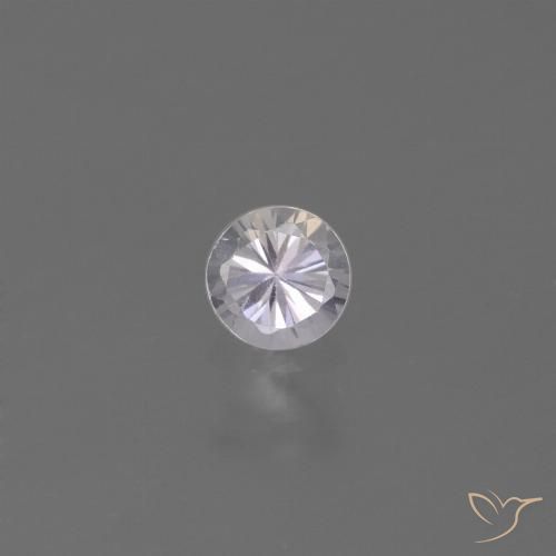 0.34ct Natürlicher Lila-Rosa Weiß Saphir, Runden, VS