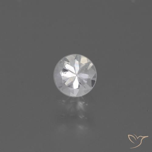0.42ct Natürlicher Weiß Saphir, Runden, VS