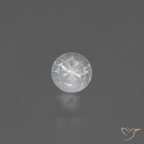 0.49ct Natürlicher Weiß Saphir, Runden, VS