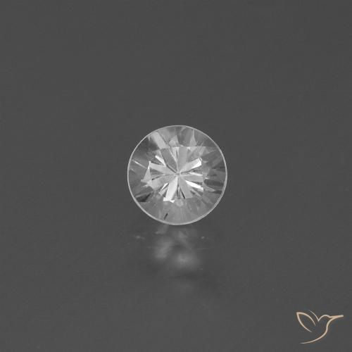 0.48ct Natürlicher Weiß Saphir, Runden, VS