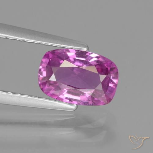 1.31ct Natürlicher Rosaig-lila Saphir, Kissen, VS
