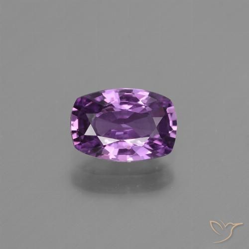 1.12ct Natürlicher tiefviolett Saphir, Kissen, VVS-VS