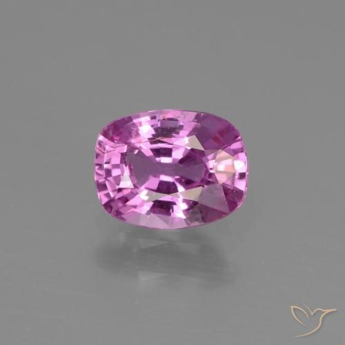 1.03ct Natürlicher Intensives Lila Saphir, Kissen, VS