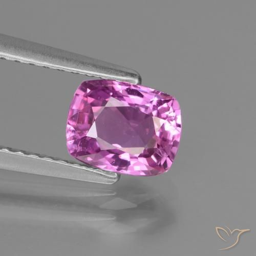 1.22ct Natürlicher Intensives Pink-Lila Saphir, Kissen, VS