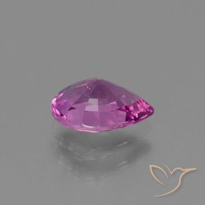9,17 ctw natürlicher Mittel-Dunkelviolett Saphir, Birnenform, VS