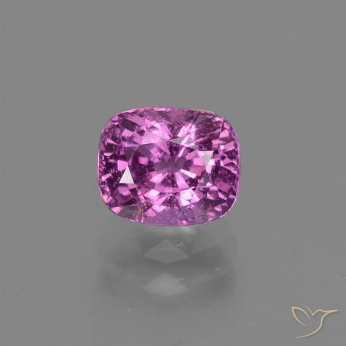 1.22ct Natürlicher Tiefrosa-Lila Saphir, Kissen, VS-SI
