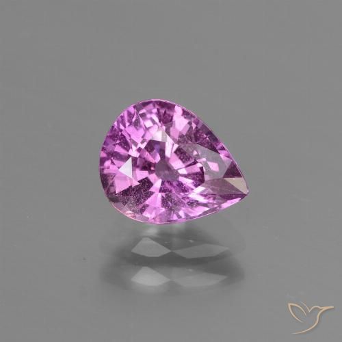 1.42ct Natürlicher Rosaig-lila Saphir, Birnenform, VS