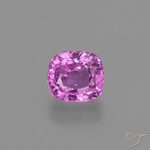 1.08ct Natürlicher Rosaig-lila Saphir, Kissen, VS-SI