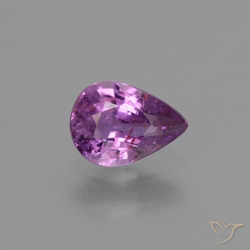 1.03ct Natürlicher violett-lila Saphir, Birnenform, VS-SI