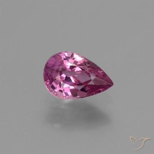 1.07ct Natürlicher rötlich-lila Saphir, Birnenform, VS