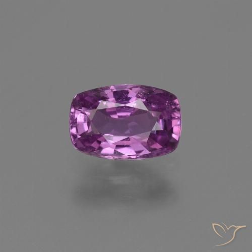 1.14ct Natürlicher Mittel-Dunkelviolett Saphir, Kissen, VS