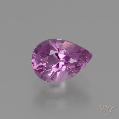 1.10ct Natürlicher Intensives Pink-Lila Saphir, Birnenform, VS