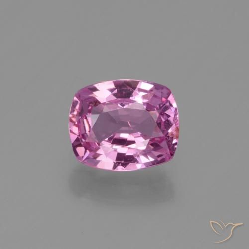 1.28ct Natürlicher Helles Rosa-Lila Saphir, Kissen, VS