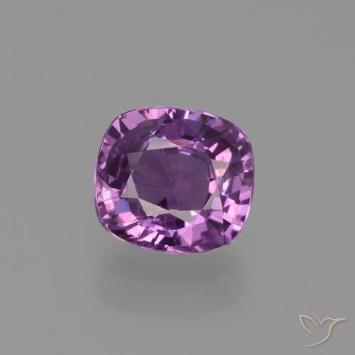 1.33ct Natürlicher Rosa Traube Saphir, Kissen, VS
