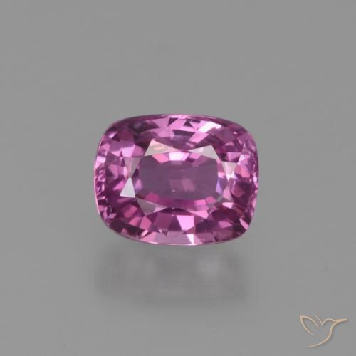 1.22ct Natürlicher Mittel-Dunkelviolett Saphir, Kissen, VVS-VS