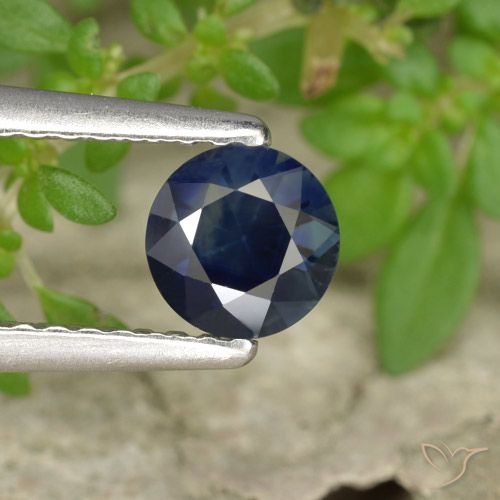 0.55ct Natürlicher Königsblau Saphir, Runden, VS, Photo A