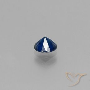 9,17 ctw natürlicher Navy blau Saphir, Runden, VS