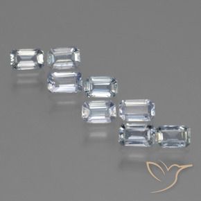 2.81 ct natürliche hellblau Saphir-Edelsteine, Oktagonschliff, VS