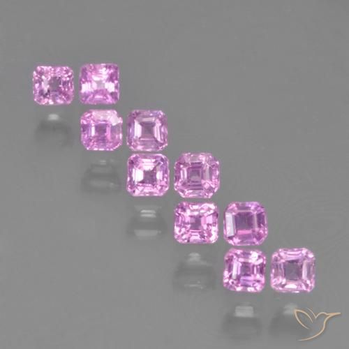 1.33 ct natürliche Intensives Lila Saphir-Edelsteine, Oktagonschliff, VS