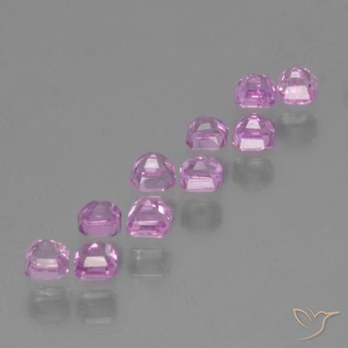 1.33 ct natürliche Intensives Lila Saphir-Edelsteine, Oktagonschliff, VS