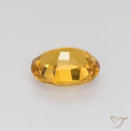 9,17 ctw natürlicher Dunkelorange-Gold Saphir, Oval, VS