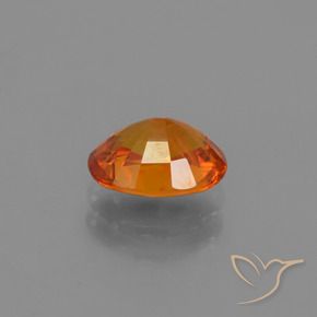9,17 ctw natürlicher Mitteldunkles Orange Saphir, Oval, VS-SI