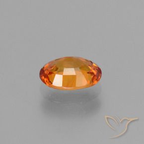 9,17 ctw natürlicher tieforange Saphir, Oval, VS
