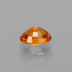 9,17 ctw natürlicher Amber Orange Saphir, Oval Schliff, VS
