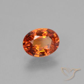 9,17 ctw natürlicher Feuerorange Saphir, Oval, VS