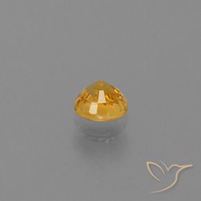 9,17 ctw natürlicher Golden Saphir, Runden, VVS-VS