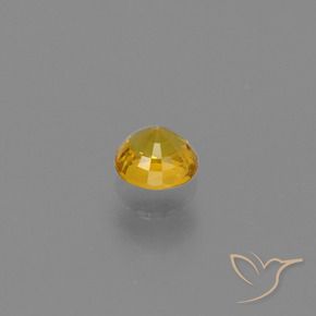 9,17 ctw natürlicher Mittelgold Saphir, Runden, VVS-VS