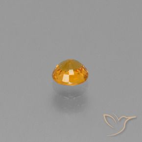 9,17 ctw natürlicher Aprikose Orange Saphir, Runden, VVS-VS