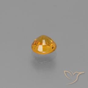 9,17 ctw natürlicher Tiefes Orange-Gold Saphir, Runden, VVS-VS