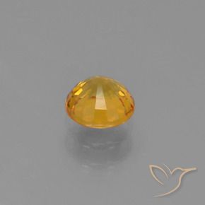 9,17 ctw natürlicher Golden Saphir, Runden, VVS-VS