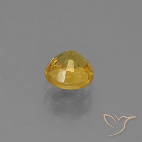 9,17 ctw natürlicher Golden Saphir, Runden, VVS-VS