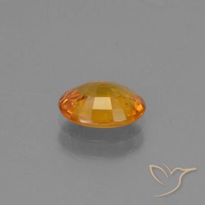 9,17 ctw natürlicher tieforange Saphir, Oval, VS-SI