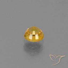9,17 ctw natürlicher Golden Saphir, Runden, VVS-VS