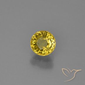 9,17 ctw natürlicher Gelblich Gold Saphir, Runden, VVS-VS