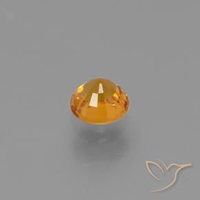 9,17 ctw natürlicher Aprikose Orange Saphir, Runden, VVS-VS
