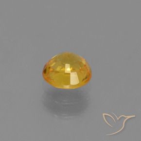 9,17 ctw natürlicher Tiefes Goldorange Saphir, Runden, VS