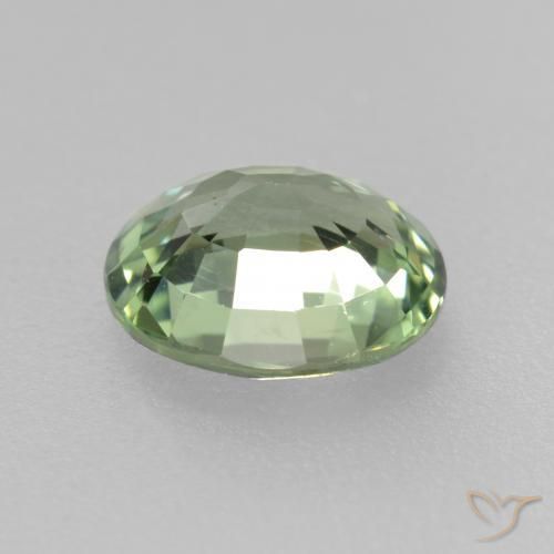 9,17 ctw natürlicher Medium Light Green Saphir, Oval, VVS-VS