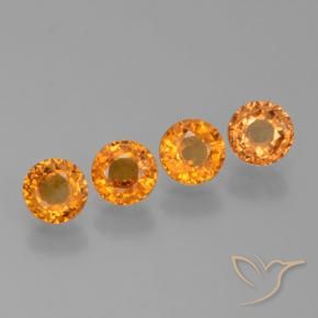 2.36 ct natürliche Golden Saphir-Edelsteine, Runden, VVS-VS
