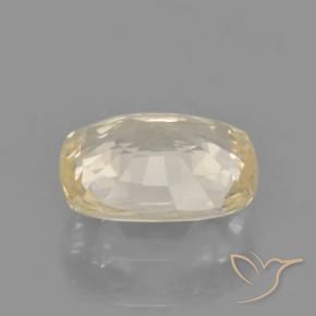 9,17 ctw natürlicher hellgelb Saphir, Kissen, VVS