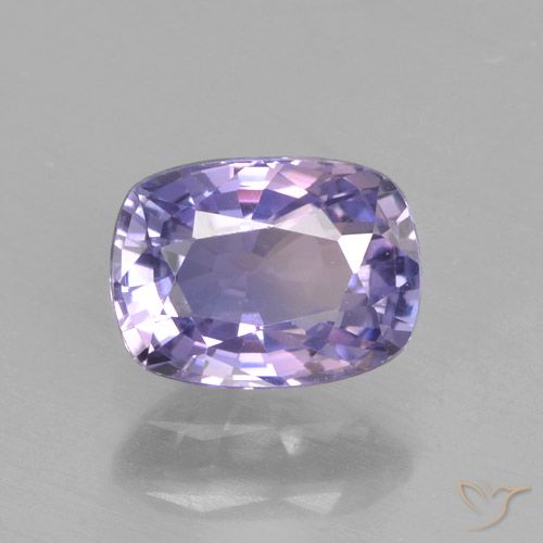 1.17ct Natürlicher Hellrosa Violett Saphir, Kissen, VVS