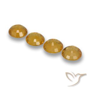 2.33 ct natürliche Mittel-Hellorange Saphir-Edelsteine, Runden, VVS-VS