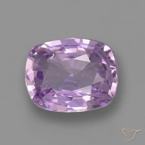 1.08ct Natürlicher Mittelviolett Saphir, Kissen, VVS